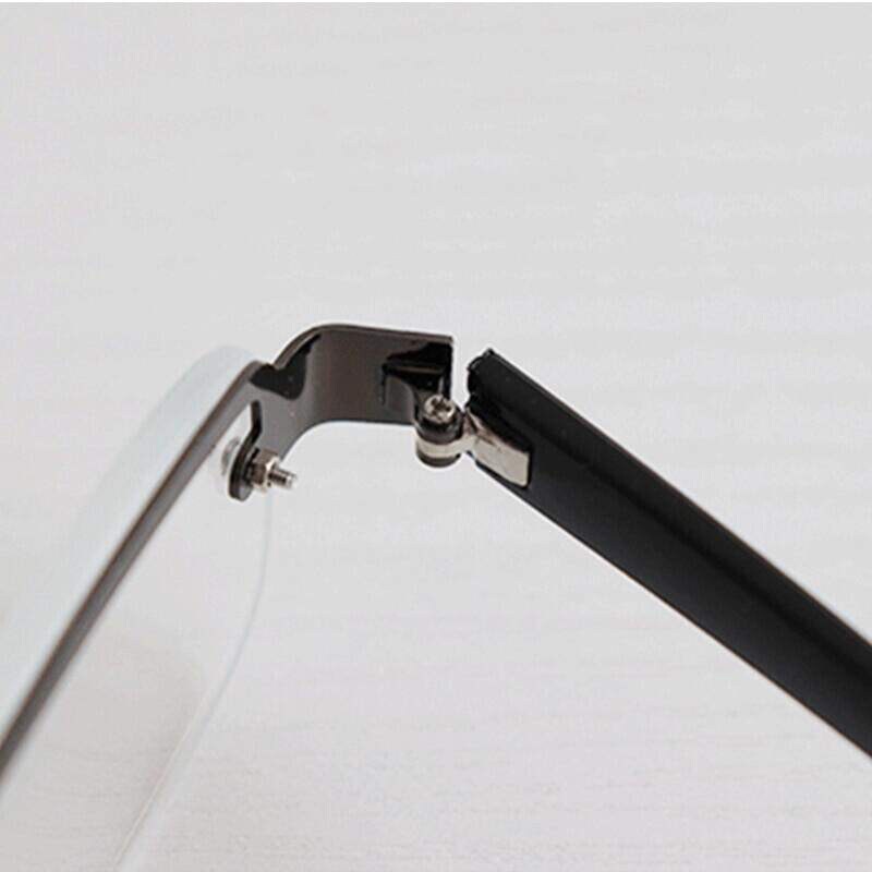 Kính Đọc Sách Nửa Gọng Tròn Chống Ánh Sáng Xanh HD Phong Cách Retro Cho Nam Nữ