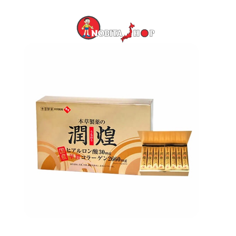 Bột collagen hanamai gold premium nhật bản hộp 60 gói