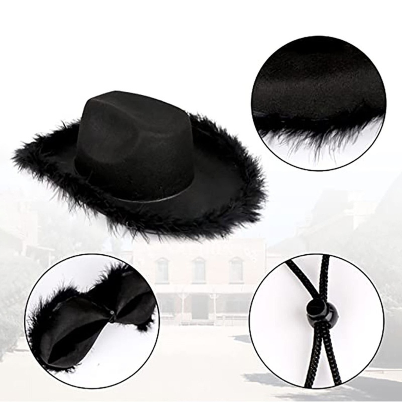 Khăn Trùm Đầu Kiểu Cao Bồi Dùng Hóa Trang Cô Dâu