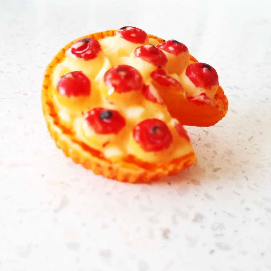 jibbit stick 3D pizza (4cm) - nút gắn dép