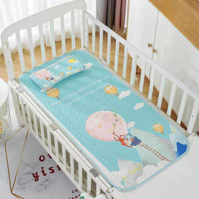 Chiếu điều hoà tencel kèm gối cho bé