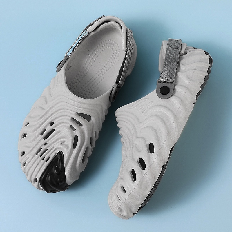 Ins Bán Chạy Sandal Thể Thao Khoét Lỗ Rỗng Thoáng Khí Pollex Clog Cho Nam