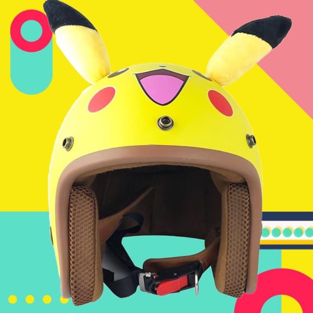 Mũ bảo hiểm Pikachu cao cấp