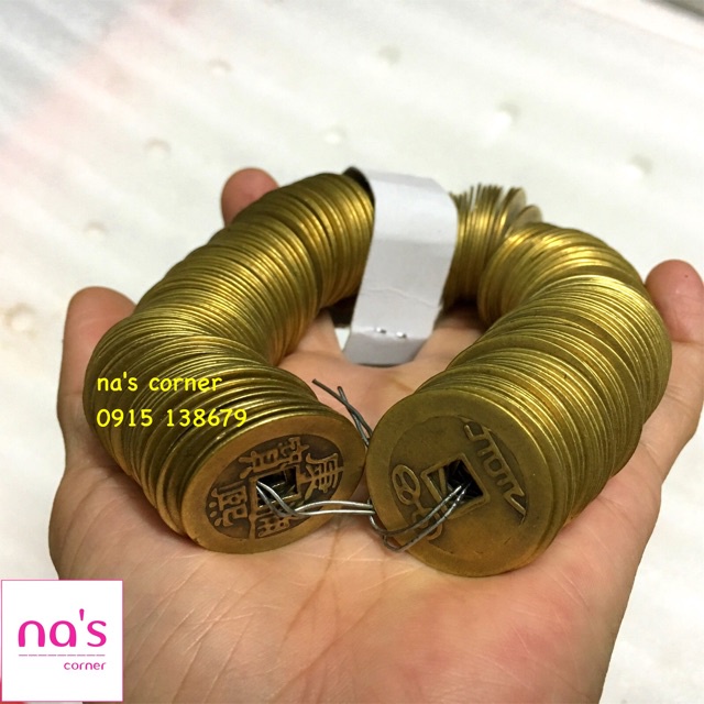 Gói 20 đồng xu cổ phong thuỷ đồng thau