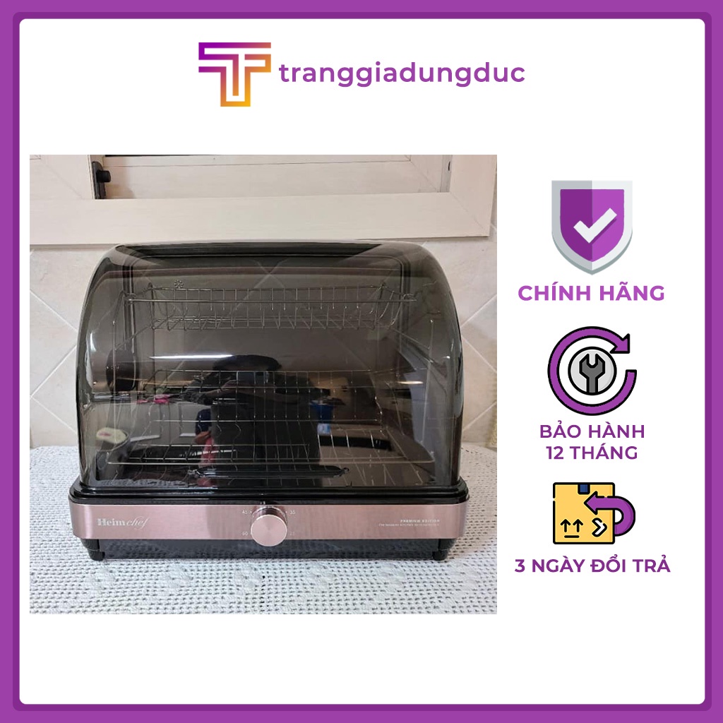 Máy sấy và tiệt trùng chén bát HEIMCHEF 45l