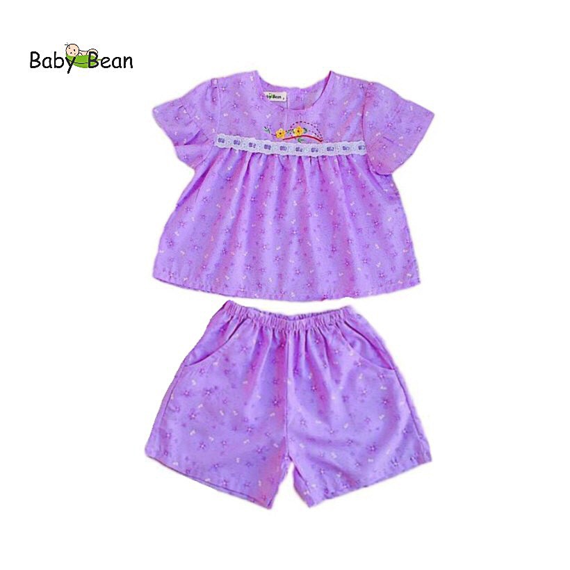 Đồ Bộ Kate Thêu Tay bé gái BabyBean