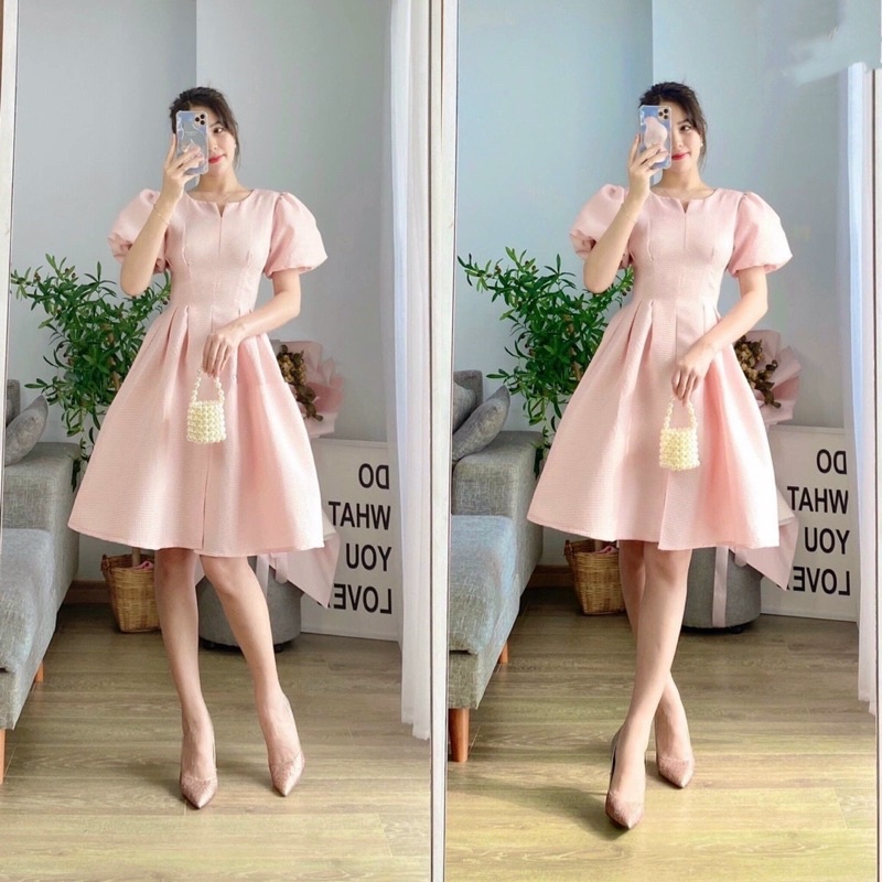 ĐẦM DỰ TIỆC XỐP XOÈ TAY PHỒNG MIERA DRESS