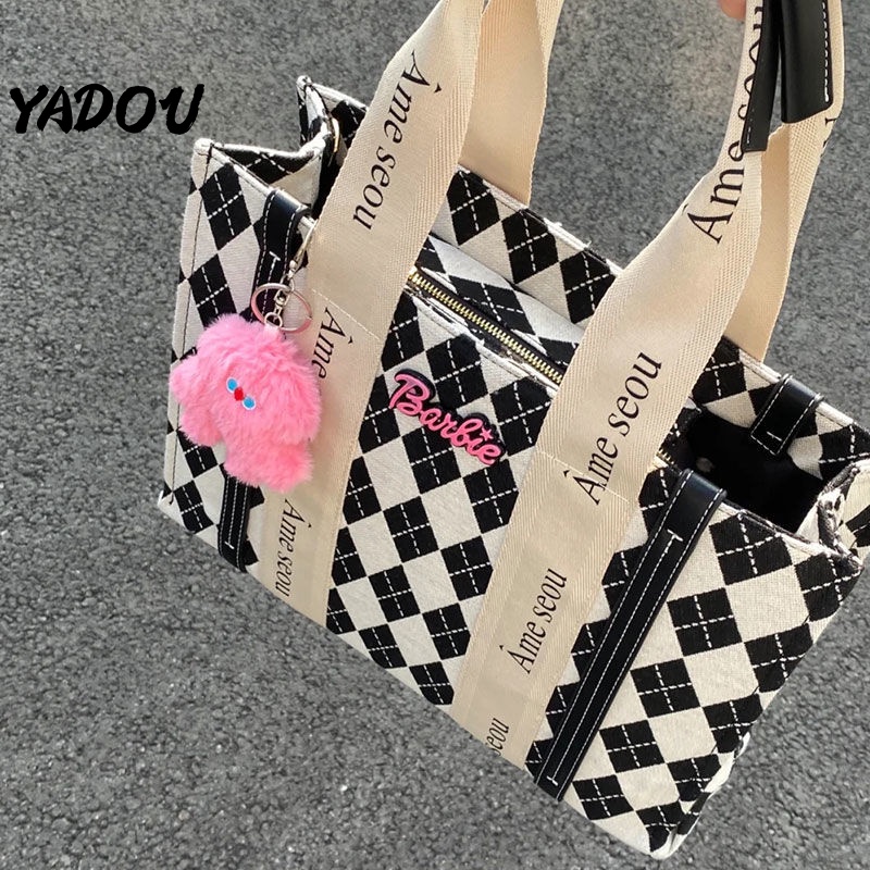 YADOU Túi Xách Vải Canvas Cỡ Lớn Thời Trang Cao Cấp Cho Nữ