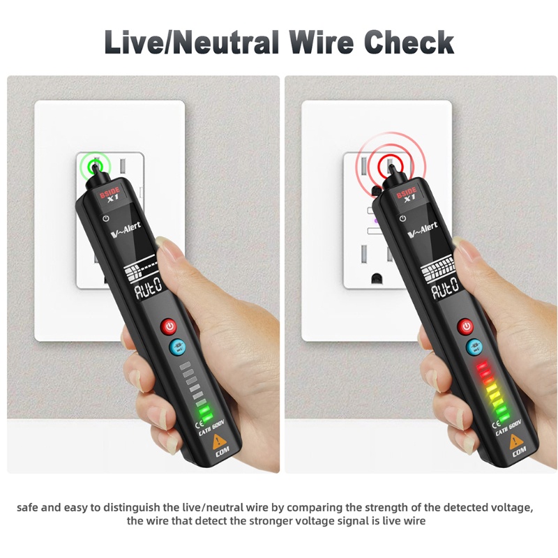 Vôn Kế Điện Tử Với 8 Đèn LED Hiển Thị Hiệu Ohm Hz