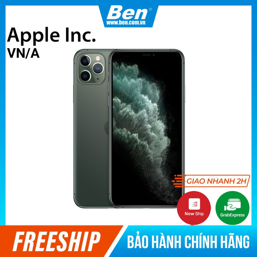 Điện thoại Apple iPhone 11 Pro 64GB - VN/A Hàng Chính Hãng Bảo Hành Apple tại Việt Nam- Ben Computer