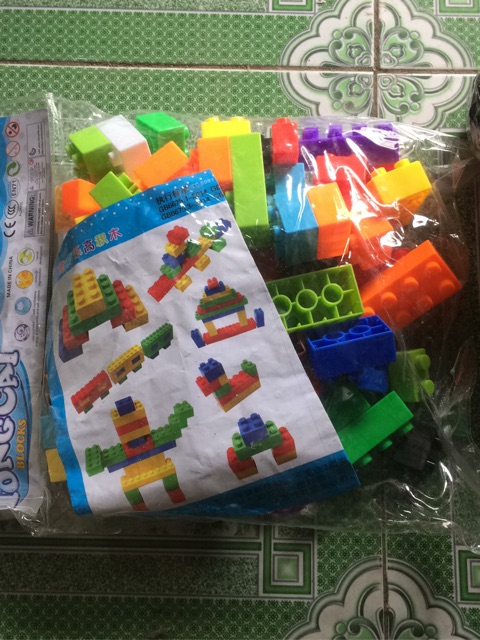 Xếp hình túi hình vuông lego