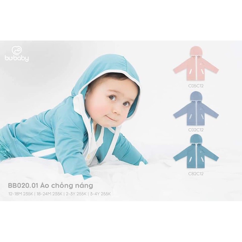 Áo chống nắng, áo khoác sợi tre BU, BUBABY 12m - 4Y