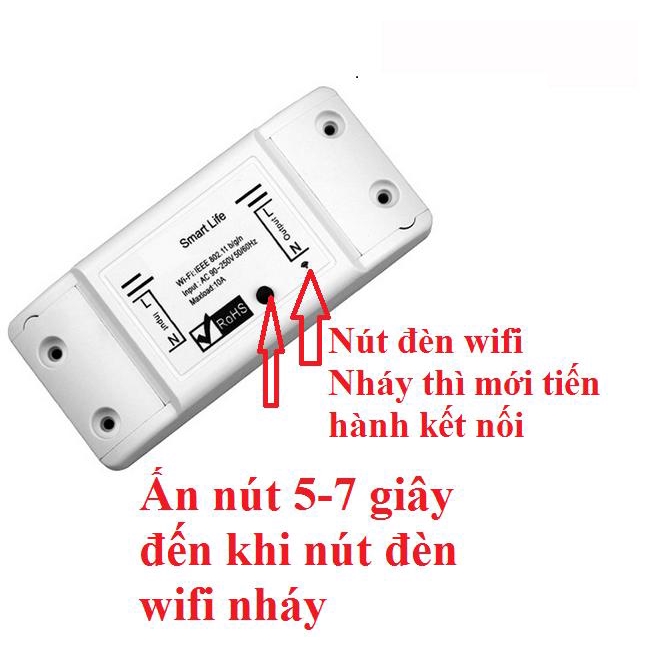 Bộ công tắc thông minh kết nối mạng wifi/3G/4G hẹn giờ bật tắt bằng điện thoại - BẢN TIẾNG VIỆT