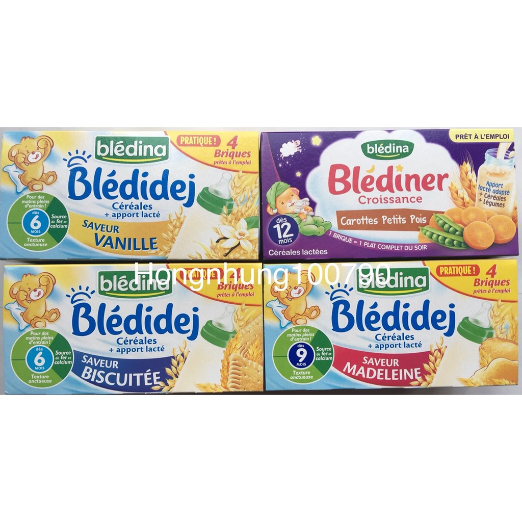 Sữa nước bledina nội địa pháp cho bé - hộp 250ml*4