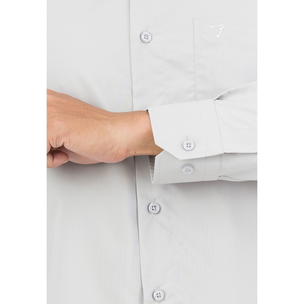 Áo Sơ Mi Dài Tay Màu Modal Regular Fit 369 Vĩnh Tiến - LM5-G803 - Xám