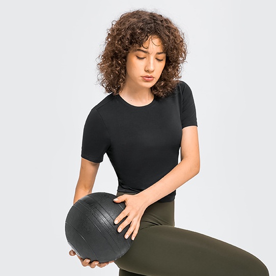 Áo thun thể thao mềm mại tay ngắn dành cho nữ DS158 DQ