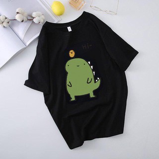 Áo thun unisex form rộng hình kute a8