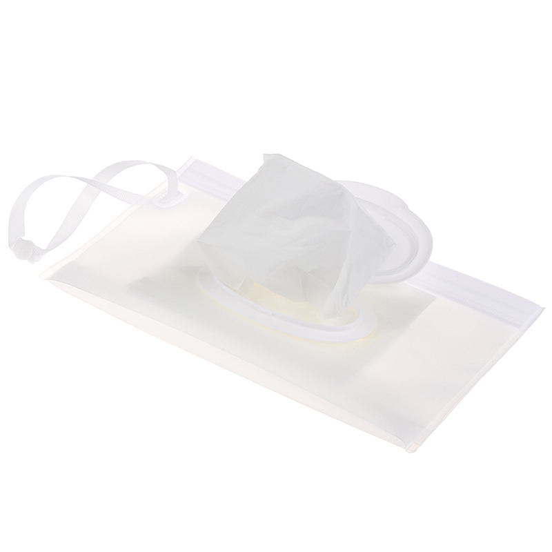 [baishangworshipwell♥]Portable Baby Kids Wet Wipes Clutch Carrying Bag Wet Paper Tissue Container
