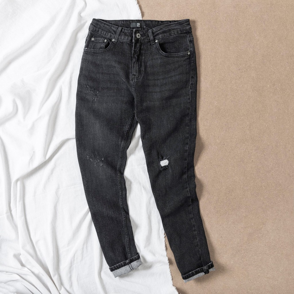 Quần jean xám rách DENIMST 210126