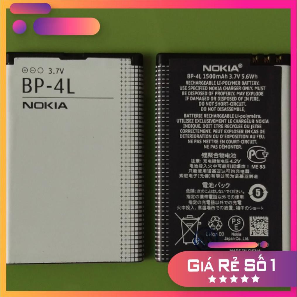 Sale giá rẻ Free ship  Pin Nokia BP - 4L.Dung Lượng 1500 mAh_ Cho Nokia E71, E72, E90, 6760, E52, E6