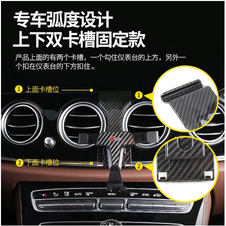 Giá Đỡ Điện Thoại Gắn Lỗ Thông Gió Xe Hơi BENZ W205 AMG W213 W177 E300 GLC CLA | BigBuy360 - bigbuy360.vn