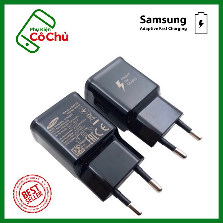 Củ Sạc Nhanh Fast Charge cho Galaxy S8/ S8 plus/ S9/ S9 plus/ Note8/ Note 9 (màu đen)