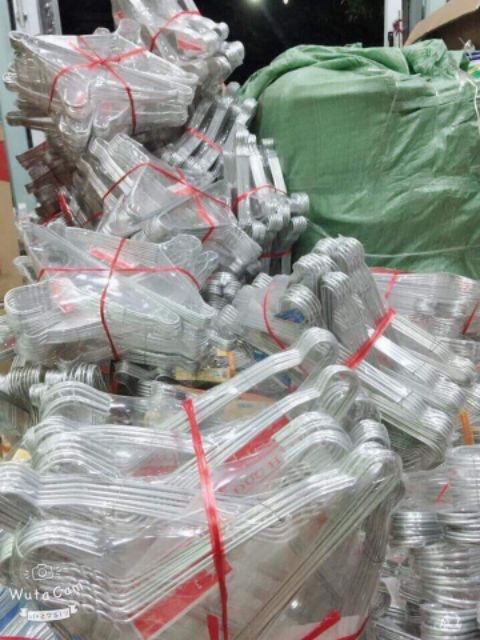 Combo 50 móc quần áo nhôm hàng to