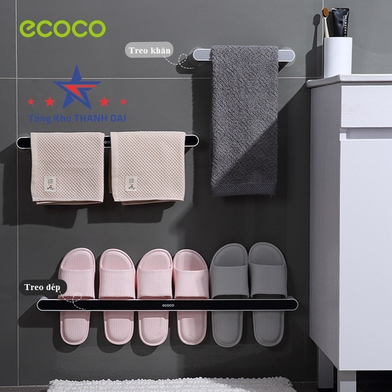 Giá treo khăn tắm treo giày khăn mặt ECOCO phụ kiện nhà tắm ST19