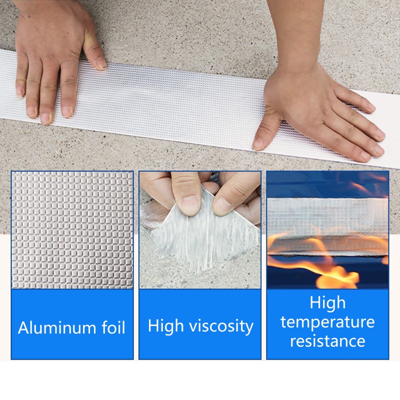 Băng Keo Lá Nhôm Chịu Nhiệt Cao Chống Thấm Nước