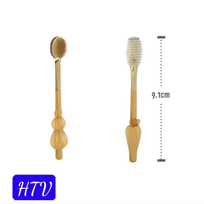 Bộ dụng cụ đánh răng tưa lưỡi silicon cho bé 0 - 18 tháng