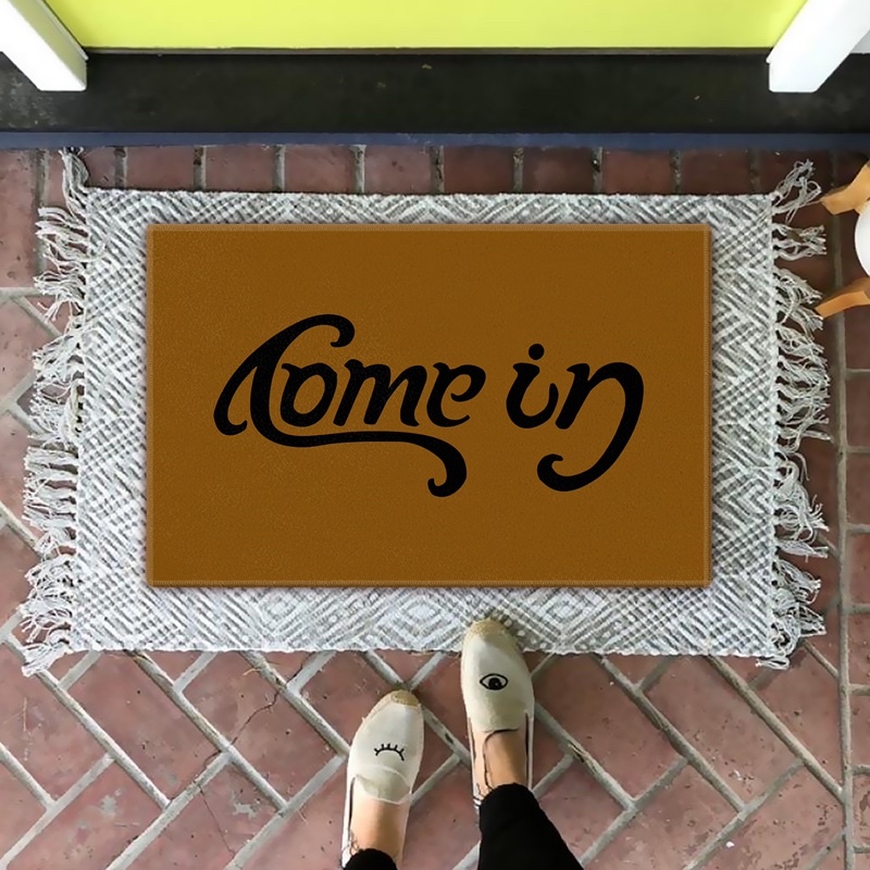 Thảm chân 2 chiều come in - go away