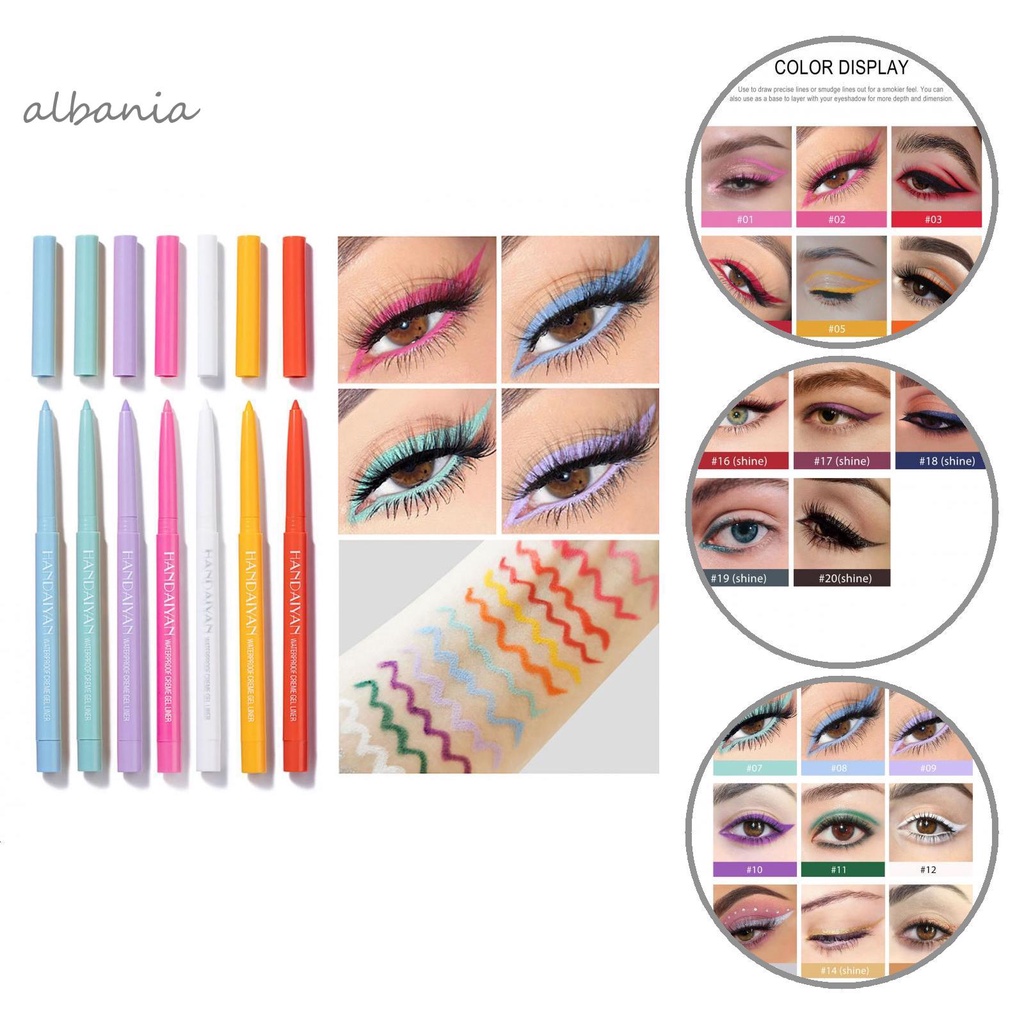 Gel kẻ mắt 20 màu lâu trôi tiện dụng | BigBuy360 - bigbuy360.vn