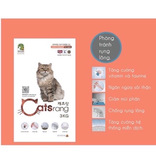 [Mã PET80K giảm 8% tối đa 80K đơn 350K] Thức ăn hạt cho mèo Catsrang 5kg
