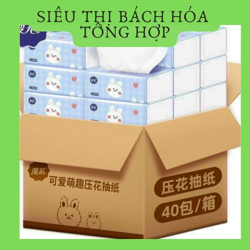 GÓI GIẤY ĂN RÚT HÌNH THỎ SIÊU SIÊU HÓT HÍT ĐÂY Ạ 16 gói