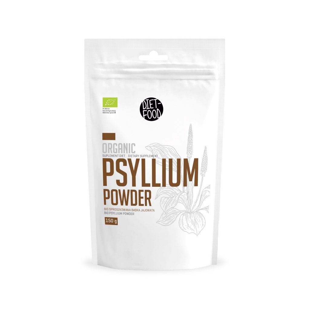 Bột vỏ hạt mã đề hữu cơ 150g Diet Food Organic Psyllium Powder