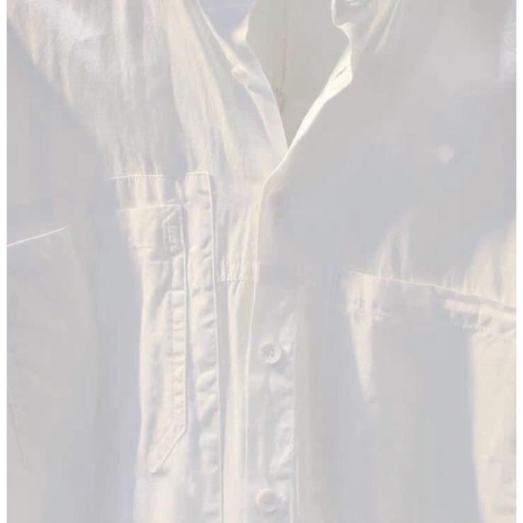 ÁO SƠ MI TRẮNG DÀI TAY 2 TÚI CHO NỮ