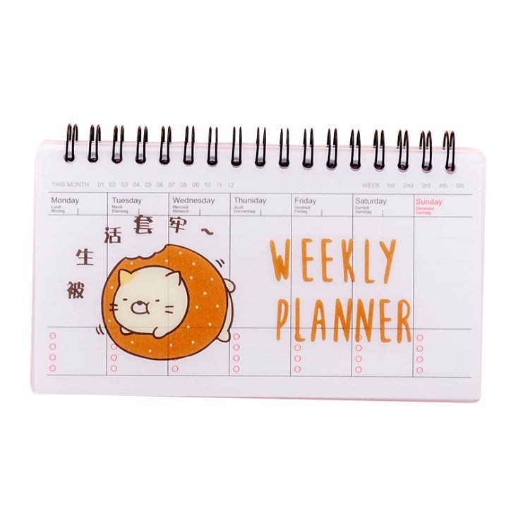 Sổ kế hoạch tuần Valentine tình nhân (Weekly Planner)