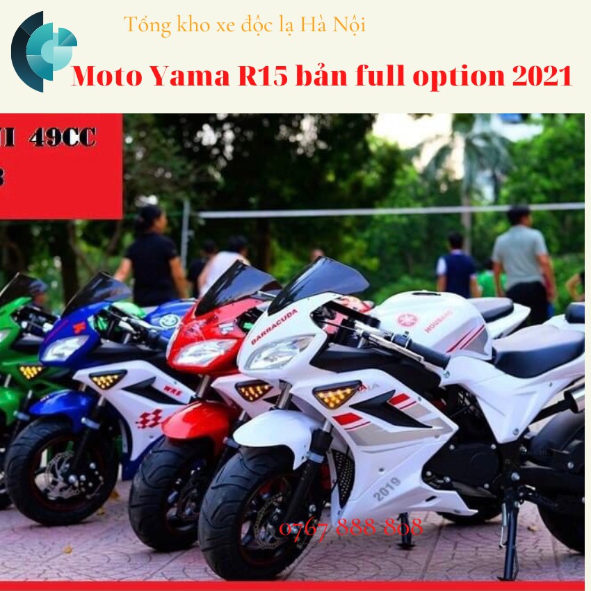 Xe Moto mini Yamaha R15 V3 có ĐỀ ❤️ [BẢN ĐẨY ĐỦ MỚI NHẤT - Có video]  ❤️ - Tặng Nhớt Thơm 2T