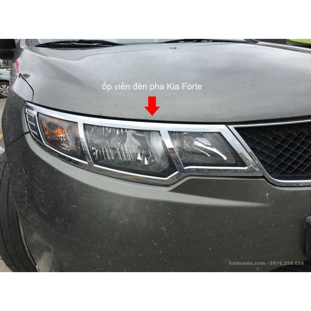 Ốp viền đèn pha hậu Kia Forte
