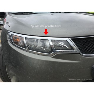 Ốp viền đèn pha hậu Kia Cerato Đời cũ