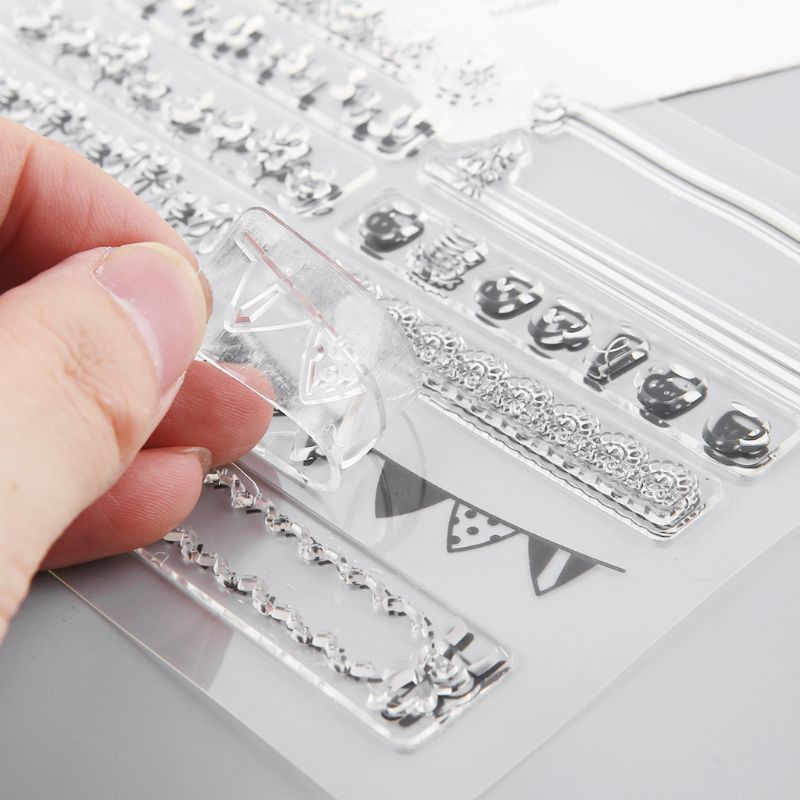 Con Dấu Silicon Trong Suốt Hình Nốt Nhạc Xinh Xắn Dùng Để Trang Trí Thiệp