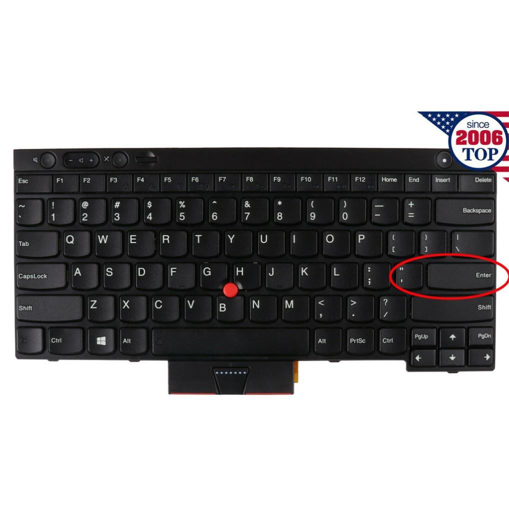 💖 Bàn Phím Laptop Lenovo IBM Thinkpad T530 T430 W530 X230 Loại có chuột Layou US Hàng Mới 100%