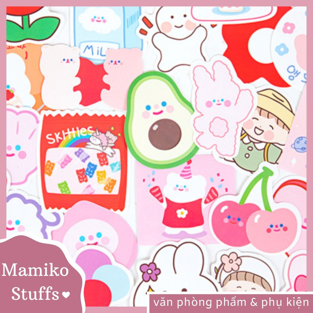 STICKER DÁN VALI CHỐNG NƯỚC SIÊU CUTE