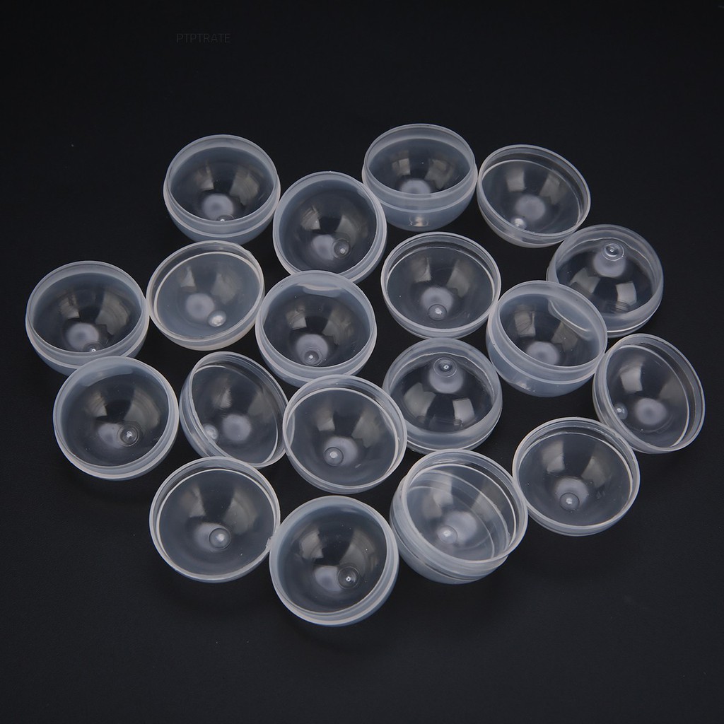 10 Viên nang đồ chơi bán hàng tự động 28mm chất liệu nhựa PP màu trong suốt