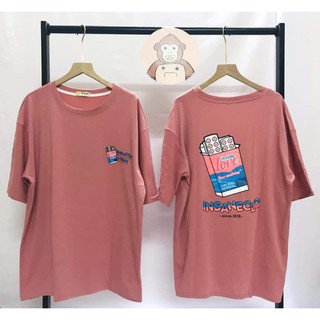ÁO THUN TEE UNISEX NAM NỮ FORM RỘNG TAY LỠ T-SHIRT CỔ TRÒN CẶP NHÓM PINK 67