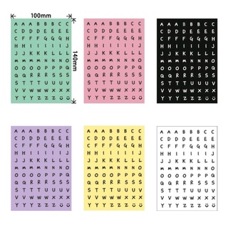 STICKER CHỮ SỐ ALPHABET