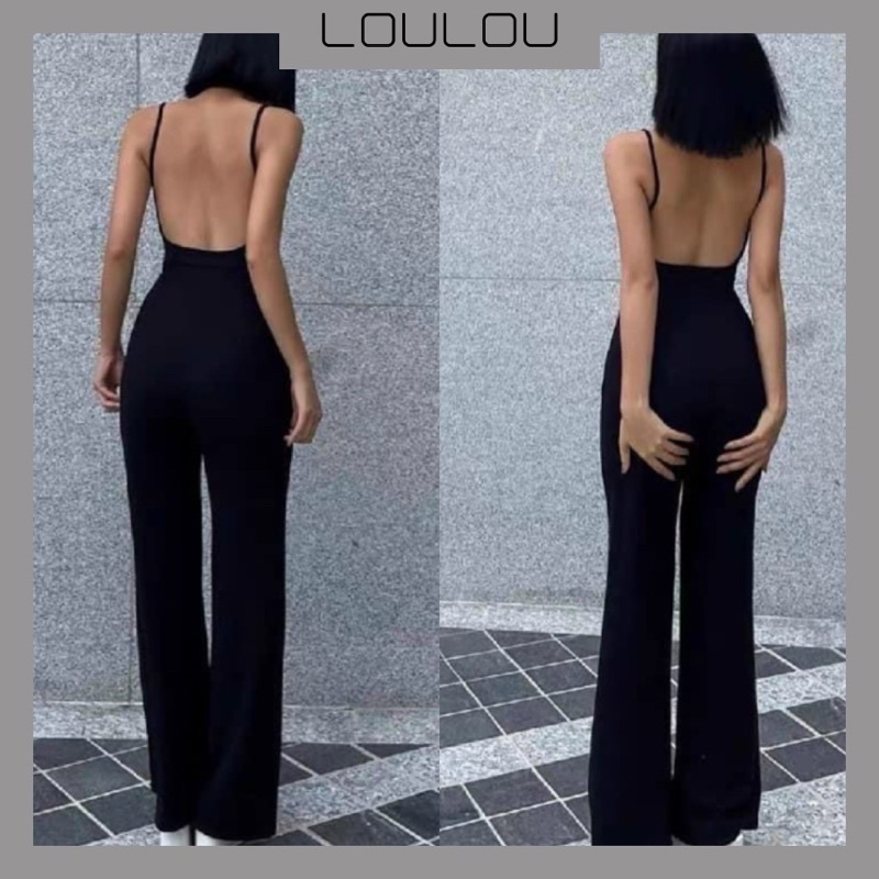 Jumsuit Dài Hở Lưng Kèm Mod Basic S28