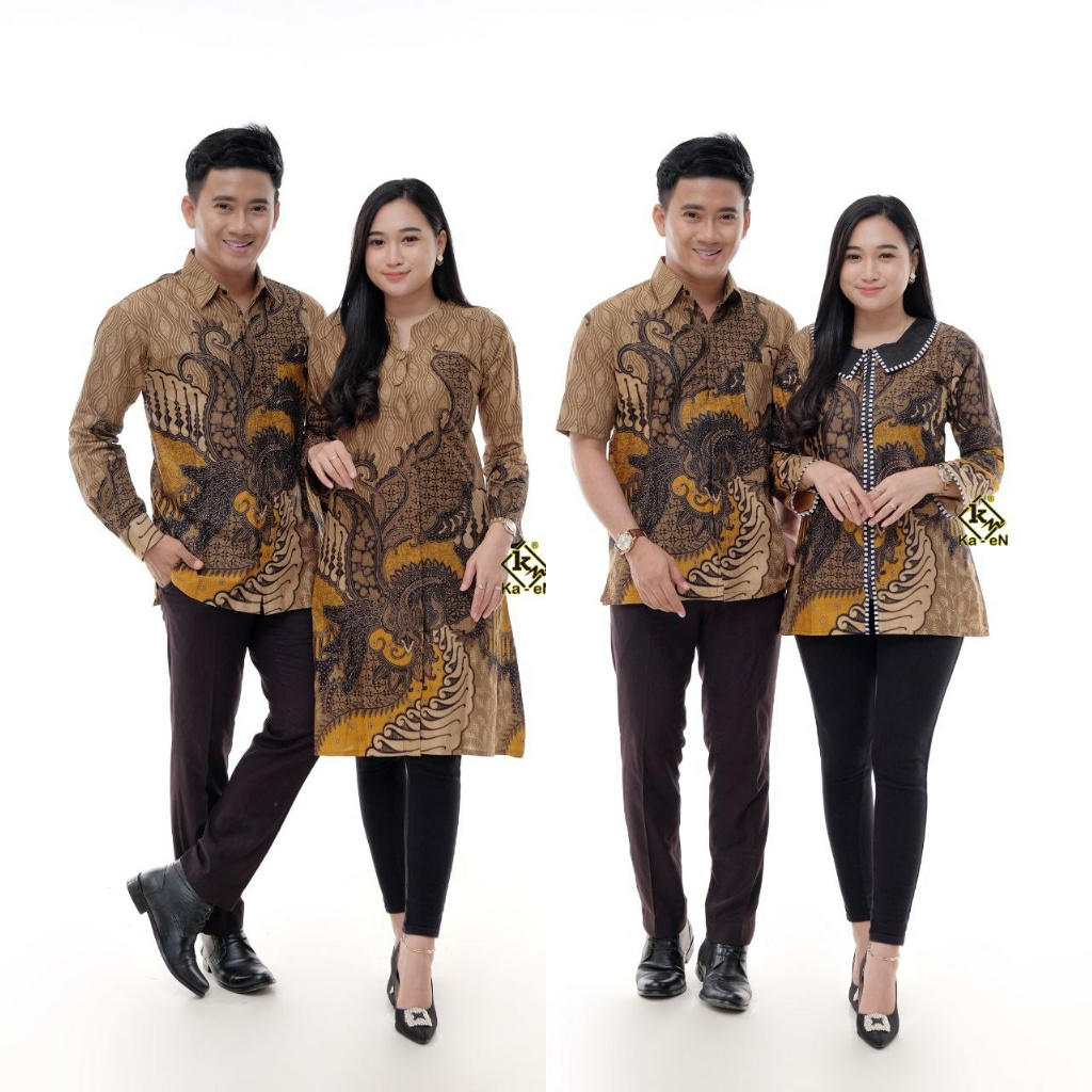 Cặp Đôi Hiện Đại Batik / Batik Mới Nhất / Váy Batik Cặp Đôi