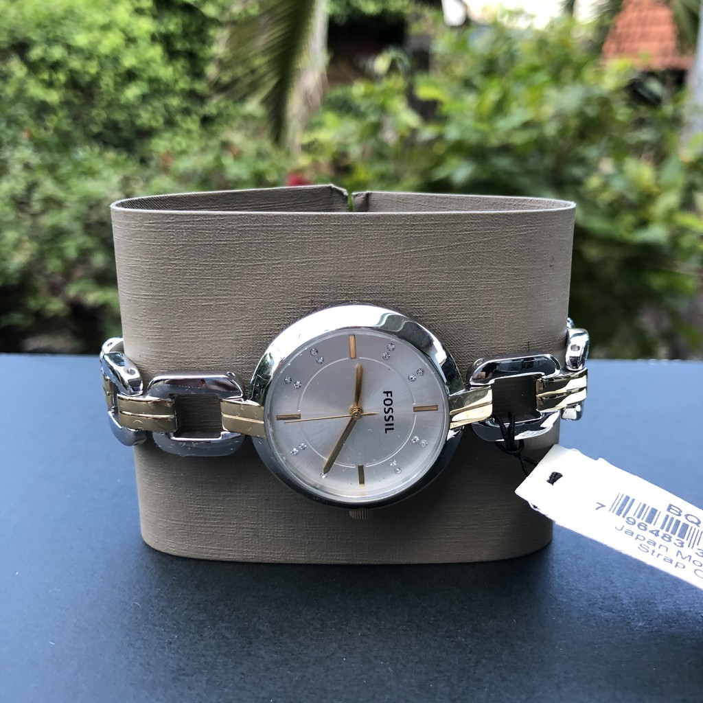 Đồng hồ FOSSIL Nữ màu Silver Size 32mm Xách tay Mỹ Fullbox