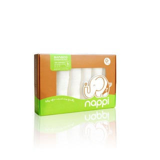 Khăn sữa cỡ 30x30 cm (hộp 6 chiếc) Nappi Thái